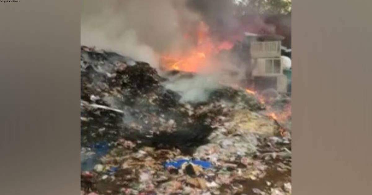 UP: Fire breaks out at scrap godown in Ghaziabad, no casualties